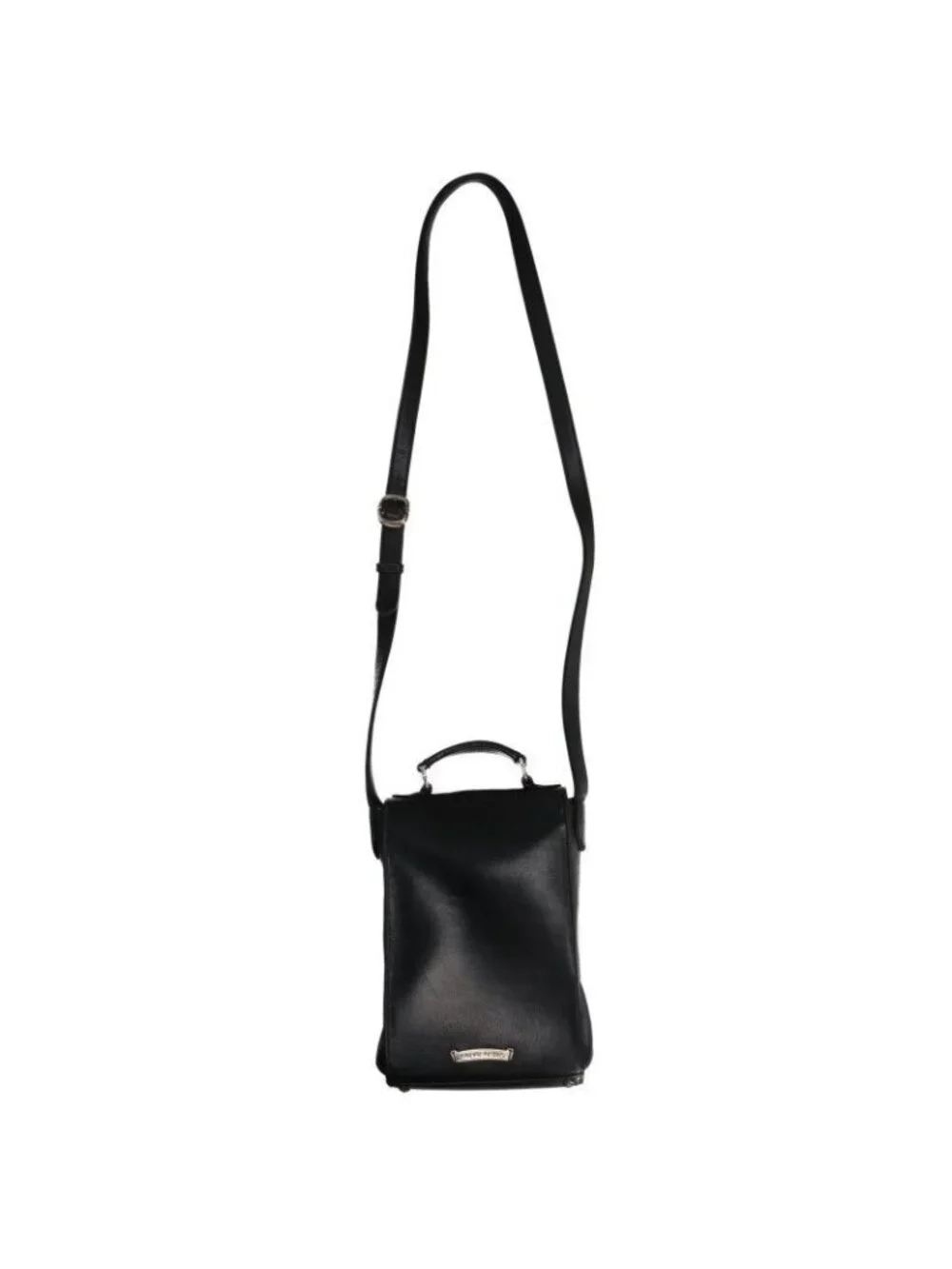 Chrome Hearts CH Plus Decorated 2-Way Leather Shoulder Bag